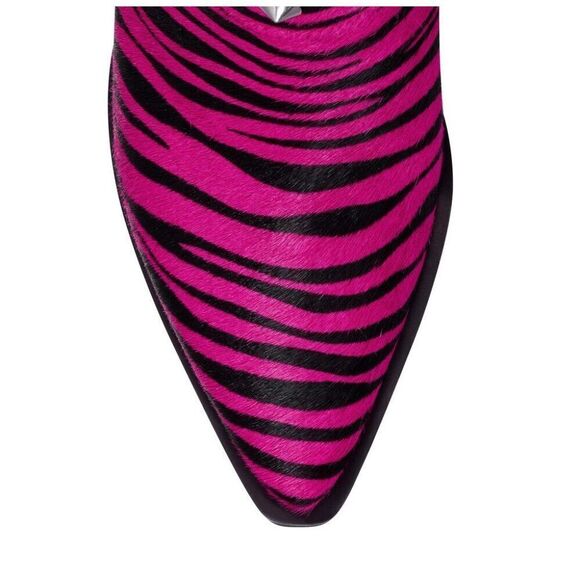 Jessica Simpson Zayrie Genuine Calf Hair Moto Bootie - Picture 4 of 16